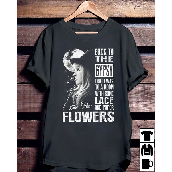 Stevie Nicks Tshirt, Back To The Gypsy Tee Shirt-image
