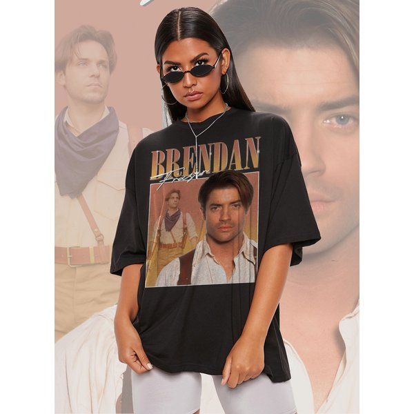 Brendan Fraser Fan Tees, Brendan Fraser Uncharted Tshirt-image
