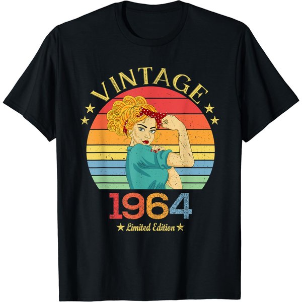 1964. Womens Gift Vintage 1964 Gifts For Women Born In 1964 T-Shirt-image