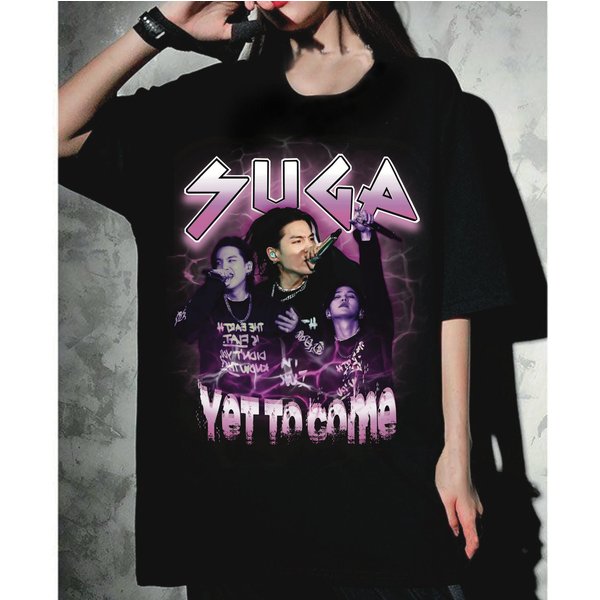 Suga Vintage Shirt - Min Yoongi Inspired Tee-image
