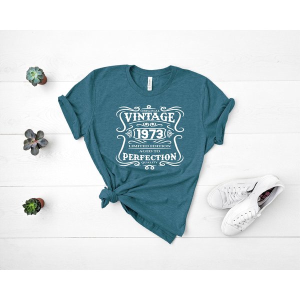 50Th Birthday Shirt Of 2023,Vintage 1973 Limited Edition Aged Shirt,50Th Birthday-image