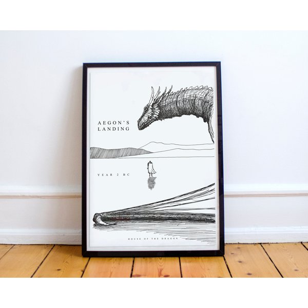 Premium Matte Vertical Posters House Of The Dragon - Game Of Thrones Poster-image