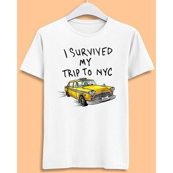 I Survived My Trip To Nyc New York City Movie T Shirt-image