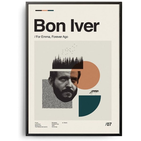 Bon Iver For Emma Forever Ago Poster-image