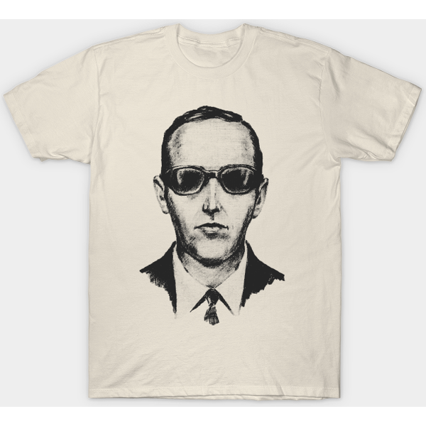 Db Cooper || Vintage Halftone-Style T-Shirt-image