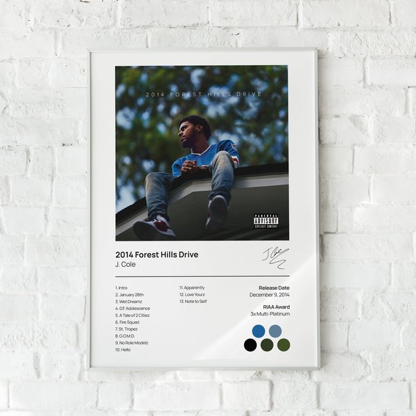 J. Cole - 2014 Forest Hills Drive - Album Poster-image