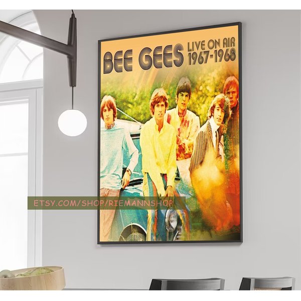 The Beegees 1967 1968 Tour Poster-image