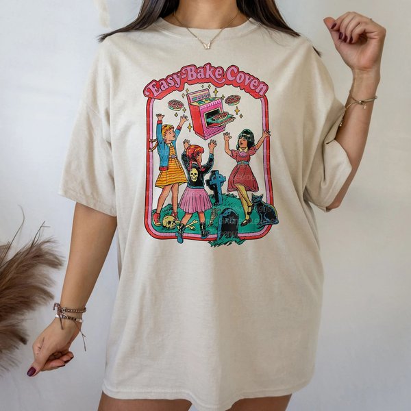 Easy Bake Coven Shirt, Halloween Shirt, Horror Movie, Vintage Halloween T-Shirt-image