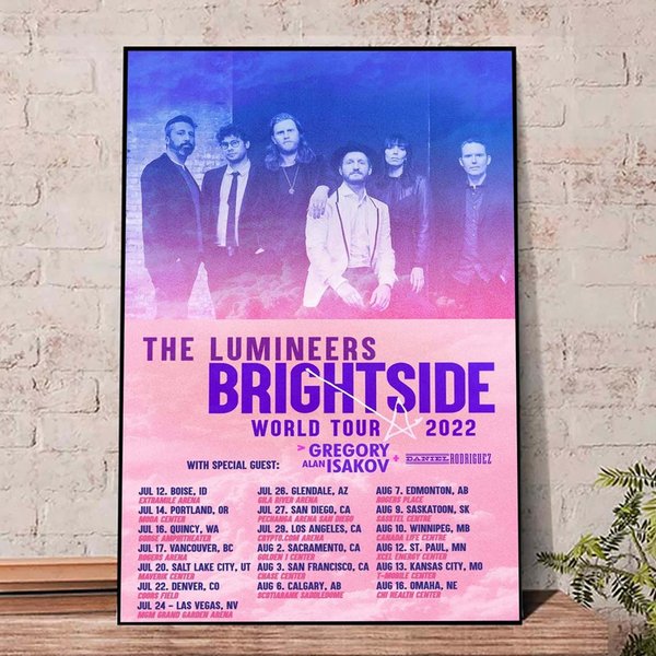 The Lumineers Tour 2022 Poster, The Lumineers Lovers Poster-image