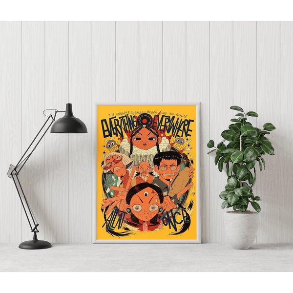 Everything Everywhere All At Once Poster - Dan Kwan - Minimalist Movie Poster-image