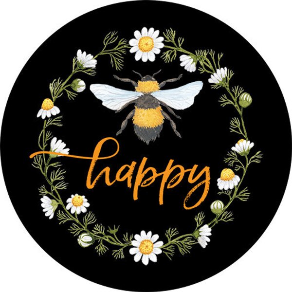Bee Kind/Happy Spare Tire Cover-image