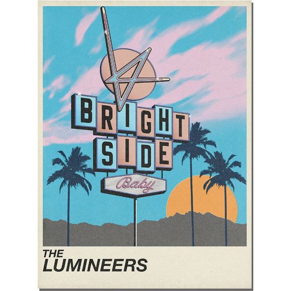 The Lumineers Brightside Art Poster, The Lumineers Lovers Poster-image