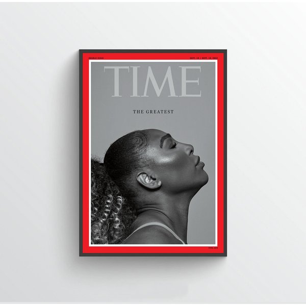 Serena Williams On The Cover Of Time Poster, Serena Williams Retirement 2022 Poster
