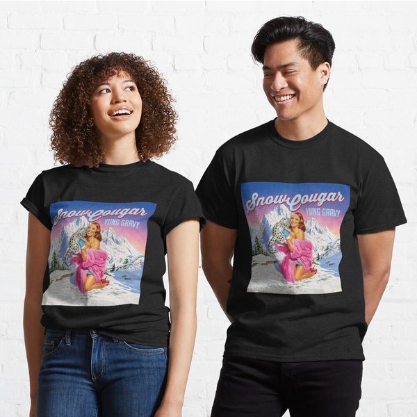 Yung Gravy Snow Cougar Album Cover T-Shirt-image