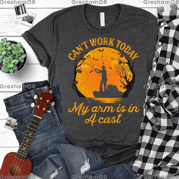 Can't Work Today My Arm Is In A Cast Shirt-image