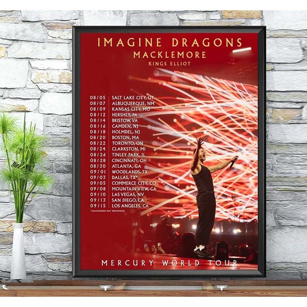 Imagine Dragons 2022 Mercury Tour Poster-image