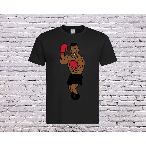 Punch Out Iron Mike Tyson Pixel Art T-Shirt-image