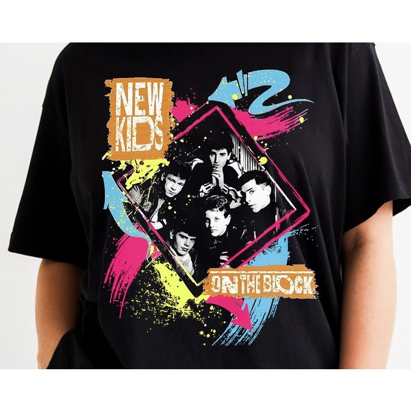 New Kids On The Block Vintage 80'S (1989) Concert Shirt 2022-image