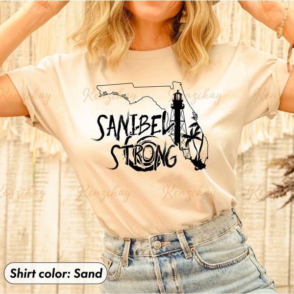 Florida Strong Lighthouse Shirt Sanibel Lighthouse Shirt-image