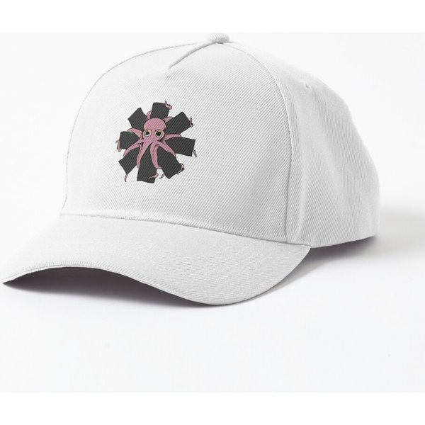 Octopus Red Chilli Peppers Rhcp Baseball Cap-image