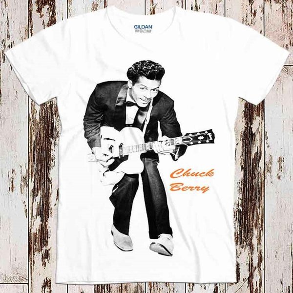 Chuck Berry Guitar Rock T Shirt-image