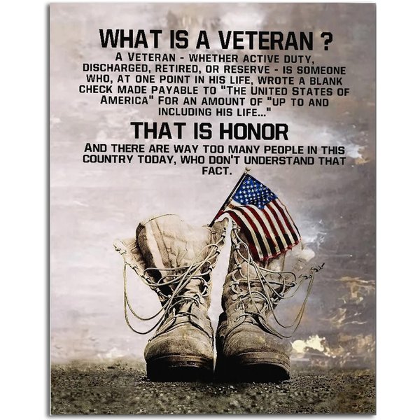 What Is A Veteran Poster, Veteran Poster, Soldier Poster-image