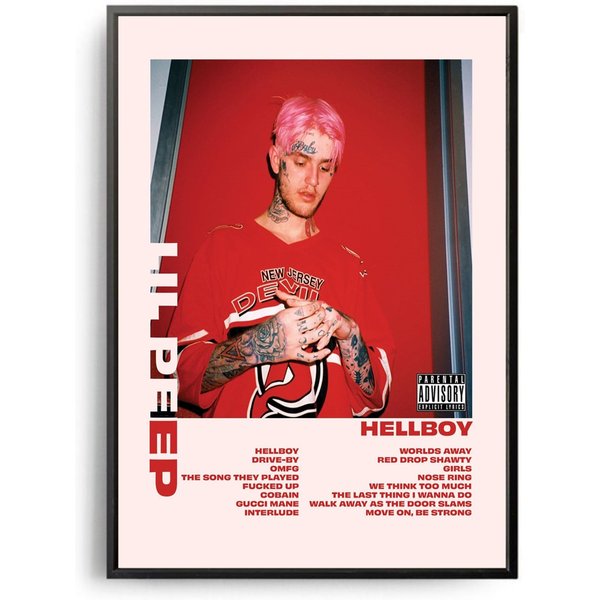 Lil Peep Album Premium Matte Vertical Posters