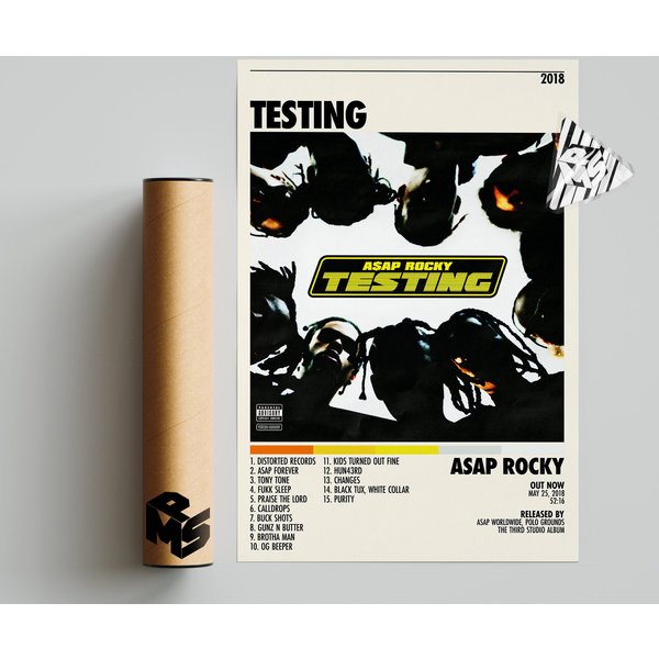 Asap Rocky Poster | Testing Poster-image