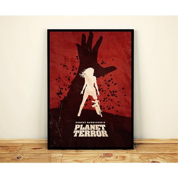 Planet Terror Robert Rodriguez Minimalist Movie Poster-image