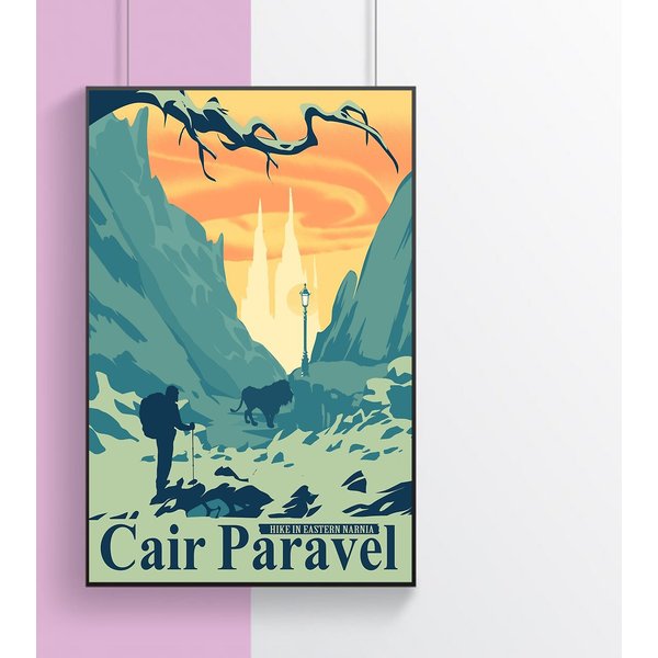 Visit To Cair Paravel Narnia Poster,vintage Travel Poster