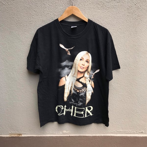 Vintage Cher Solo Singer Tee-image