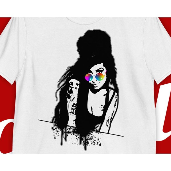 Amy Winehouse Short-Sleeve Unisex Graphic T-Shirt-image