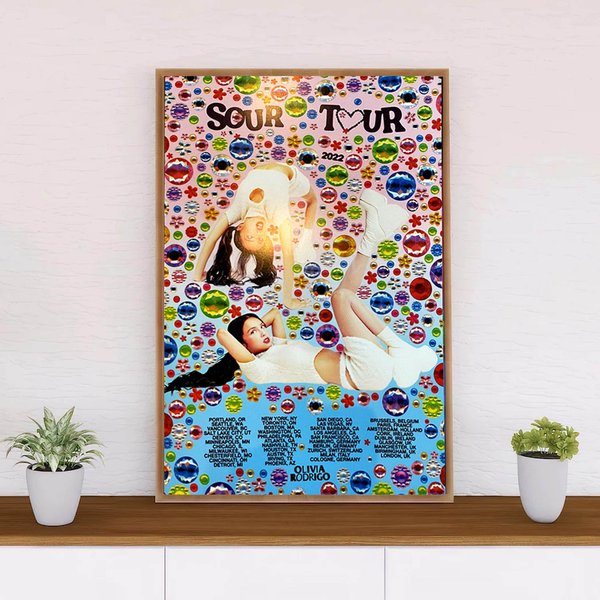 Olivia Rodrigo 2022 Sour Tour Poster-image