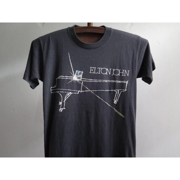 Vintage Elton John T Shirt Elton John World Tour 80S T Shirt-image