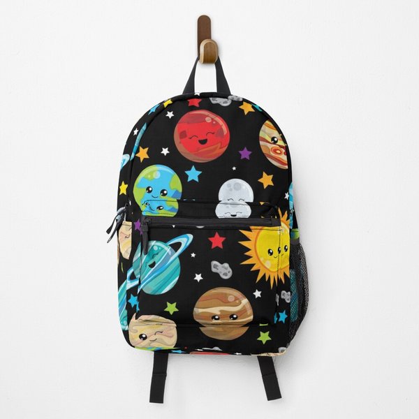 Kawaii Planets Cute Solar System Backpack-image