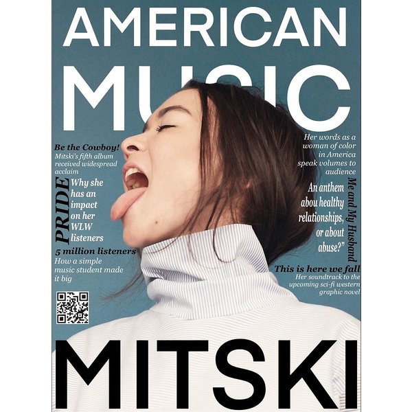 Vintage Mitski On Magazine Cover Poster-image
