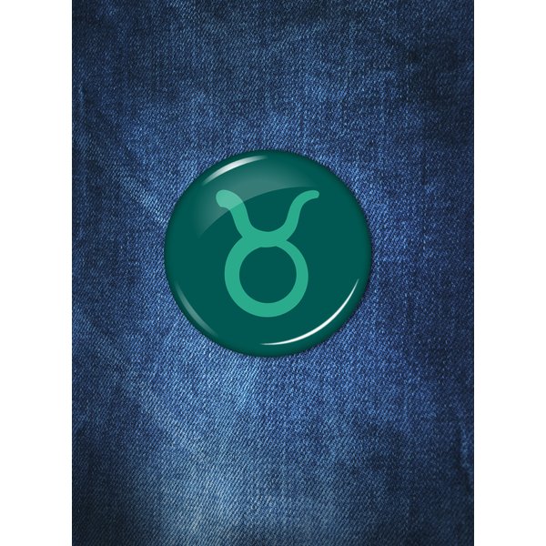 Taurus Button | Zodiac Sign - Pin Button-image