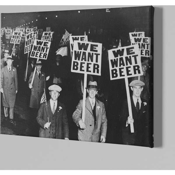We Want Beer Poster - Vintage Print - Bar Wall Art