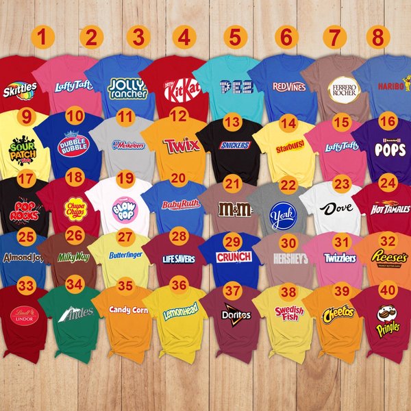 Chocolate Bar Group Halloween Shirt-image