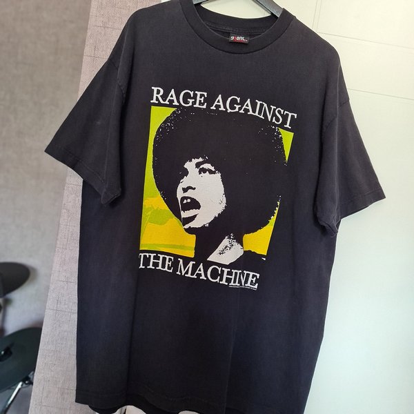 Rage Against The Machine Angela Davis Vintage Shirt-image