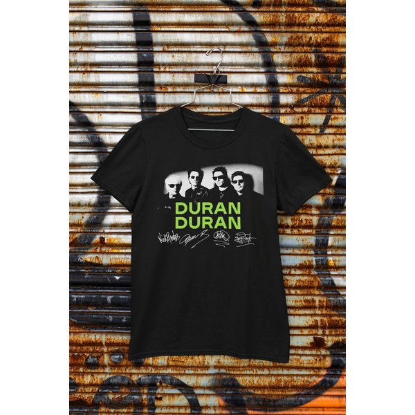 Duran Duran Signature Vtg Black Tee Shirt Size S- 3Xl Best Gift Anniversary Birthday-image