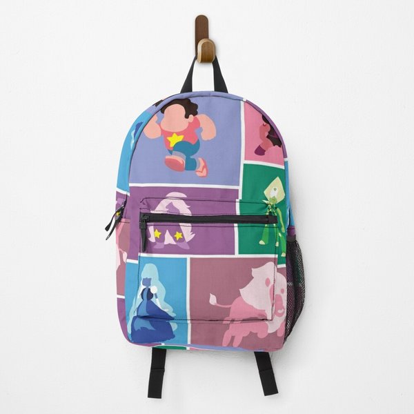 Steven Universe Characters Pattern Backpack-image