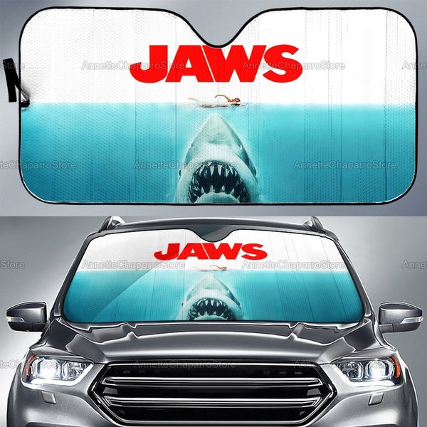 Amity Island 1975 Car Sunshade, Jaw Sunshade, Shark Car Sunshade-image