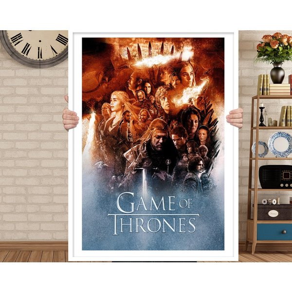 Game Of Thrones Art Poster For Home-image
