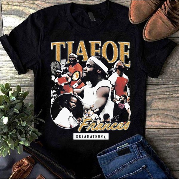 Frances Tiafoe Shirt, Vintage Frances Tiafoe Tee Shirt-image