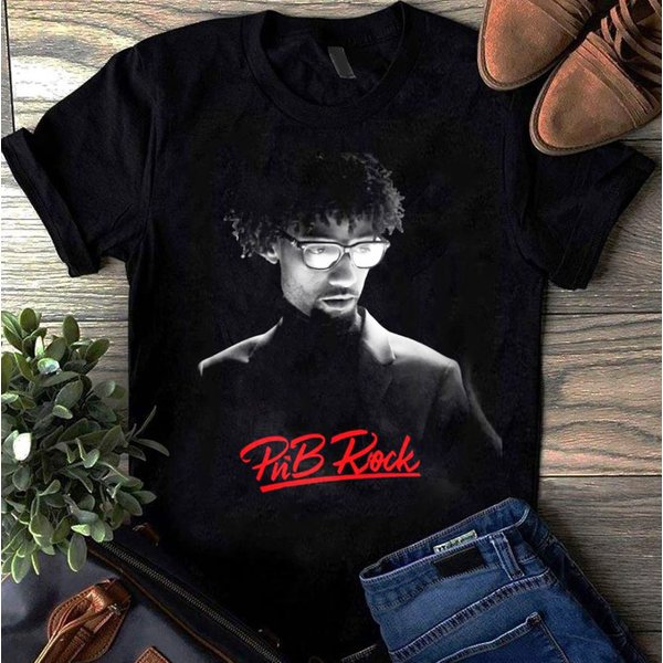 Rip Pnb Rock Shirt, Rapper Pnb Rock Memoral Shirt-image