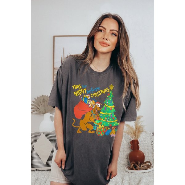 Scooby Doo Night Before Christmas Tshirt, Christmas Shirt, Vintage Scooby Doo-image