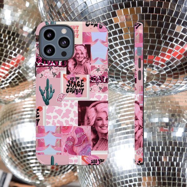 Tough Cases, Western Phone Case, Dolly Parton Phone Case, In Dolly We Trust-image