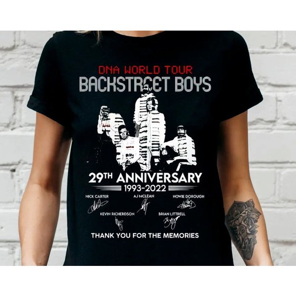 Backstreet Boys Shirt, Backstreet Boys Dna World Tour 2022 T-Shirt-image