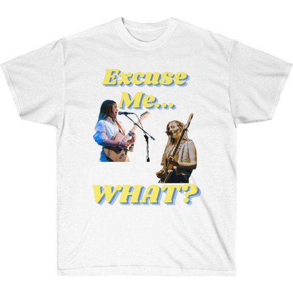 Wet Leg "Excuse Me, What" Chaise Longue Lyrics - Unisex T-Shirt-image